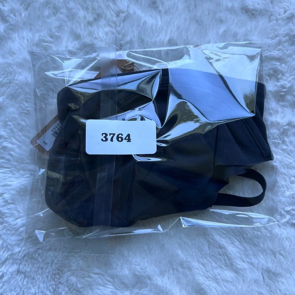 SKIMS Women's Fits Everybody Unlined Demi Bra Onyx Black 32DD BA-DEM-9220 NWT